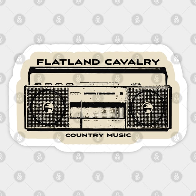 Flatland Cavalry Sticker by Rejfu Store